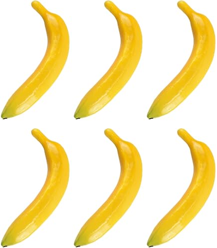 HONUTIGE Fake Banana - Lifelike Artificial Fruit, 17x4cm, Yellow, Realistic Plastic Decor For Home, Kitchen, Display - View #8