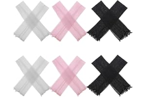 Lurrose 3 Pairs Women’s Long Lace Fingerless Arm Sleeves, Sun-protective Sheer Mesh Covers for Outdoor