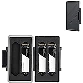 Compact M.2 2280 2260 2240 2242 2230 NVMe Storage Case, M.2 SSD Holder Box | 4 Slots M.2 NVMe 2280 Internal Solid State Computer Hard Drive Storage,Water-Resistant,Dustproof,Shockproof