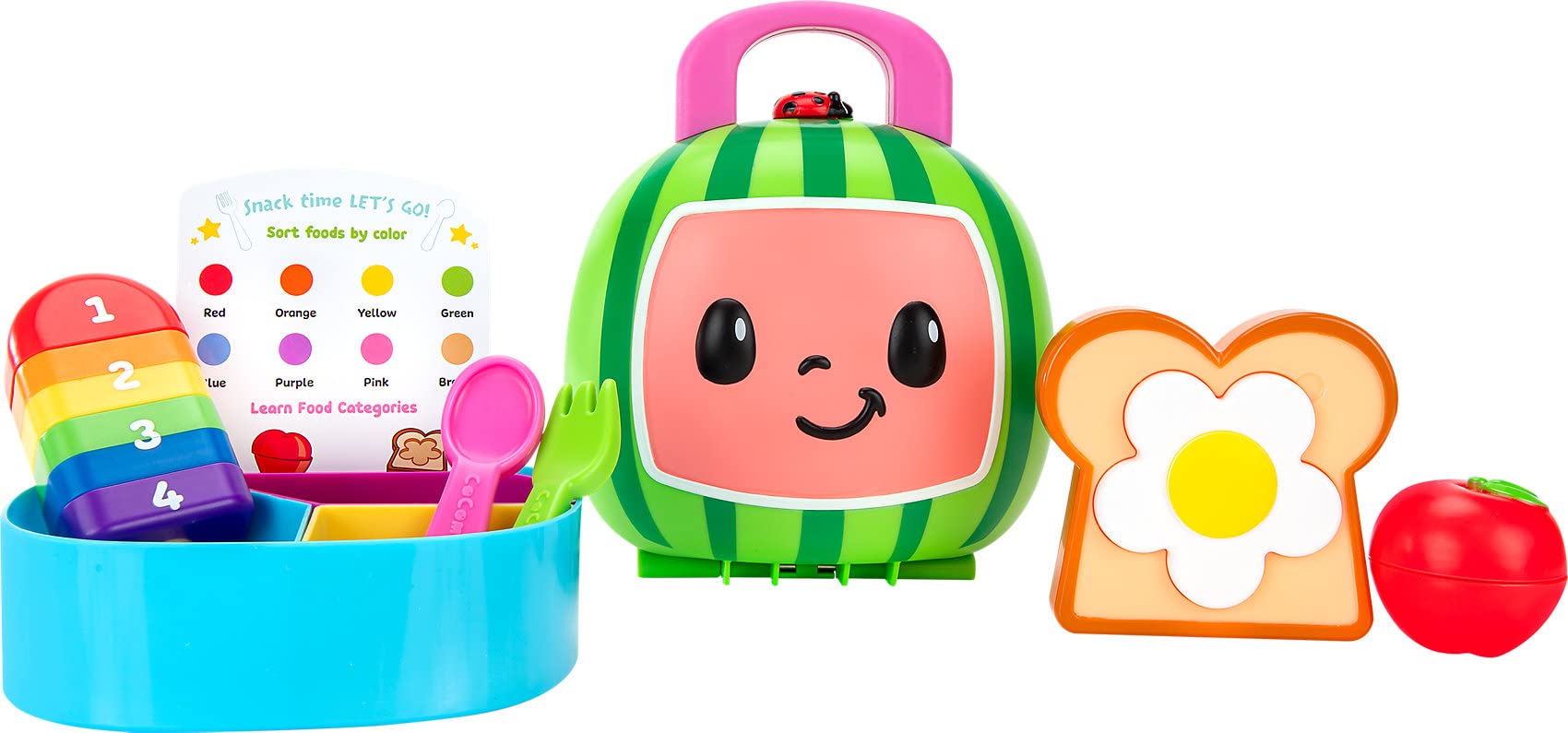 CoComelon - Lunch Box Set, Multicolor (Jazwares CMW0069)
