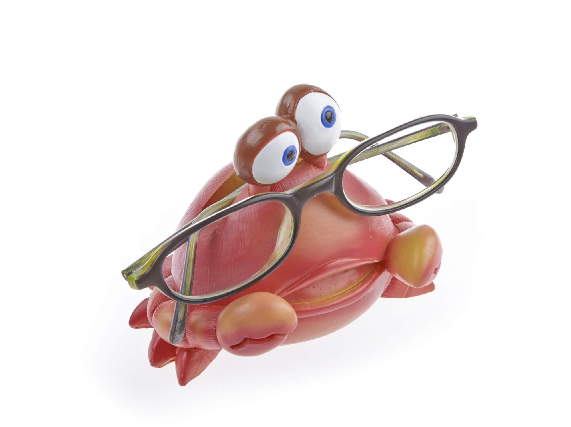 by-Bers Caribbean Glasses Holder Hand-Painted Polyresin Children's Glasses Holder for Young and Old Children and Young at Heart, Funny and Cheeky