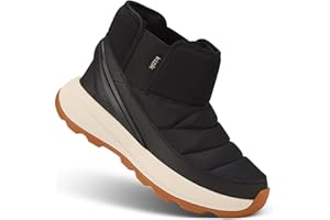 Kizik Juno 2 Low Slip On Snow Boots for Women: Durable Rubber Soles for Any Terrain, Faux Fur Lining for Warmth During Winter Daily Wear - Regular Width