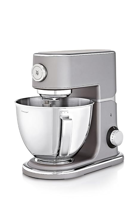 WMF Profi Plus Küchenmaschine, 1000 W, Cromargan-Rührschüssel 5 l, planetarisches Rührwerk, 8 Geschwindigkeitsstufen, steel g
