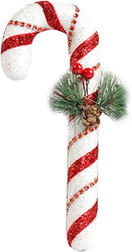 Amazon Eozy ステッキキャンディ クリスマス パーティー小物 吊り小物 クリスマスツリー飾り ドロップ オーナメント デコレーション 紅白 ドロップ おもちゃ