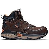 ACE Work Boots Arrow, Men's 6" Nano Composite Toe (NCT) Slip Resistant Work Boots, Water Resistant, Black