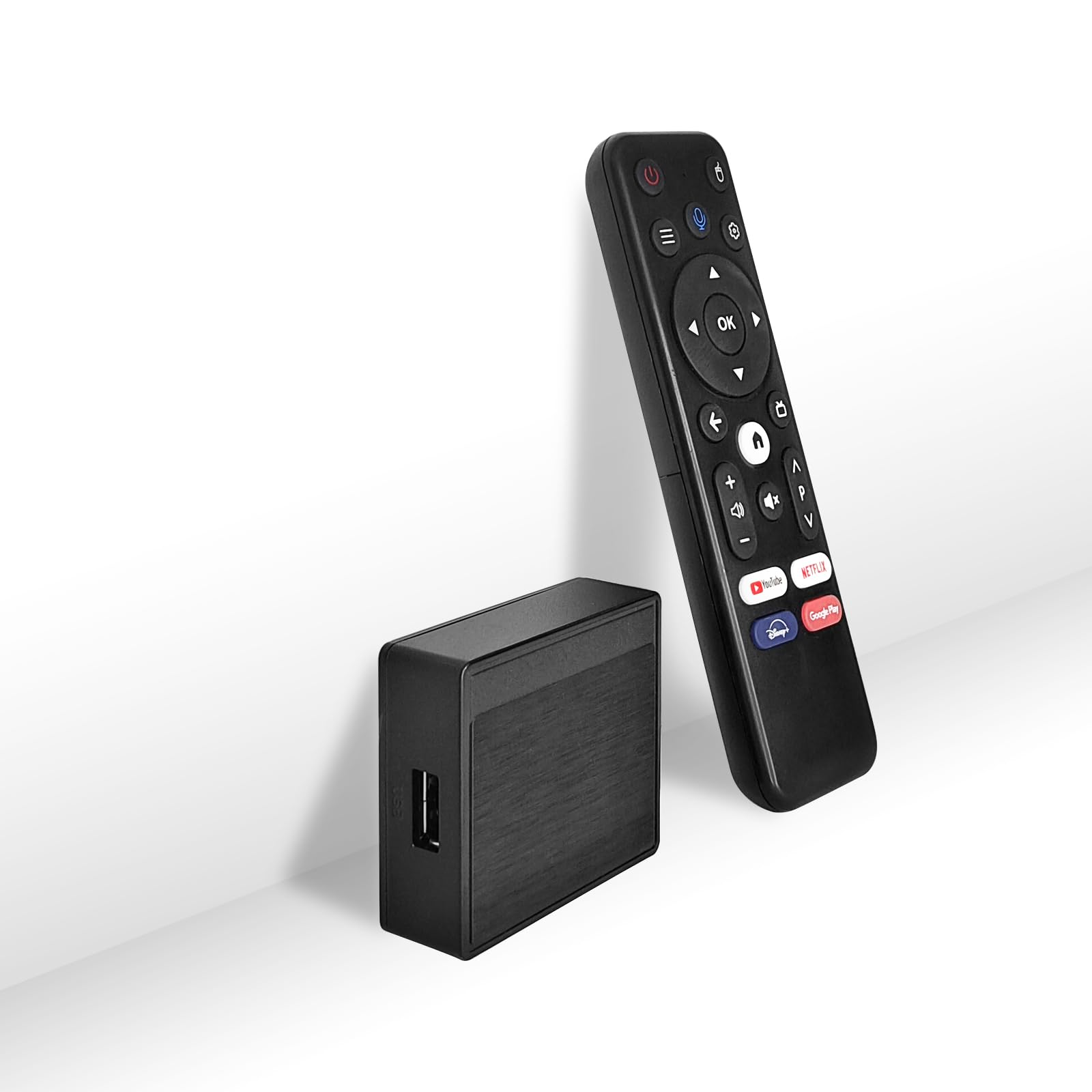 Photo 1 of Lemon TV Mini Android TV Box, 4K HD Smart TV Box Small Box with Dual WiFi Built-in Casting App Ultra-Portable Compact Design Streaming Device(Including BT 5.4 Remote)