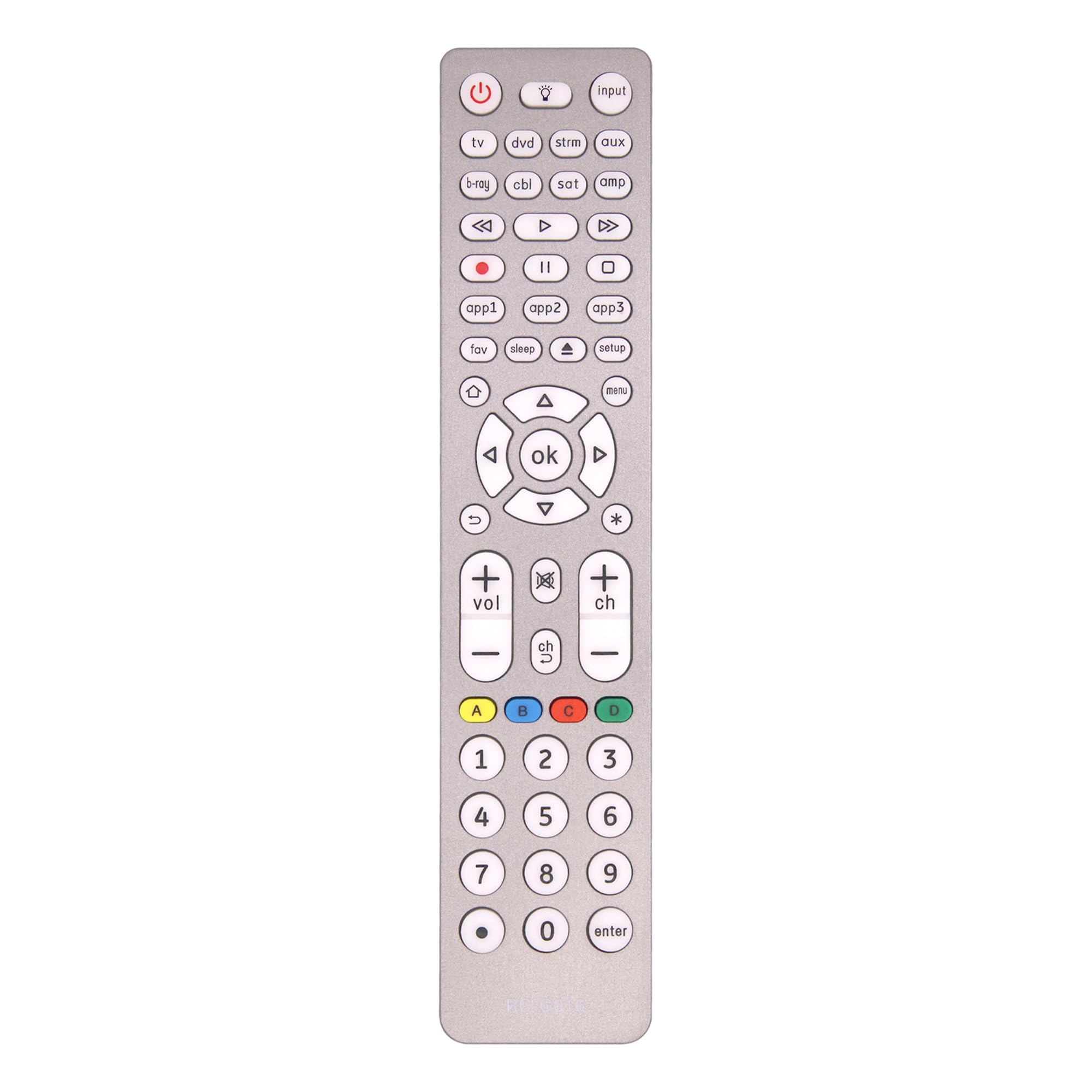 Universal Remote Control for Samsung, LG, Insignia, Vizio, Sony, Panasonic, Vizio, Philips, Hisense, Sanyo LED LCD Smart TV/Soundbar/DVD/BLU-RAY with Backlight