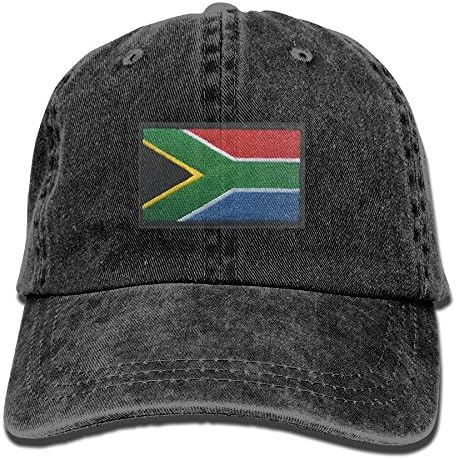 I Love South Africa Unisex Embroidery Cotton Denim Hat Washed Retro Gym Cap