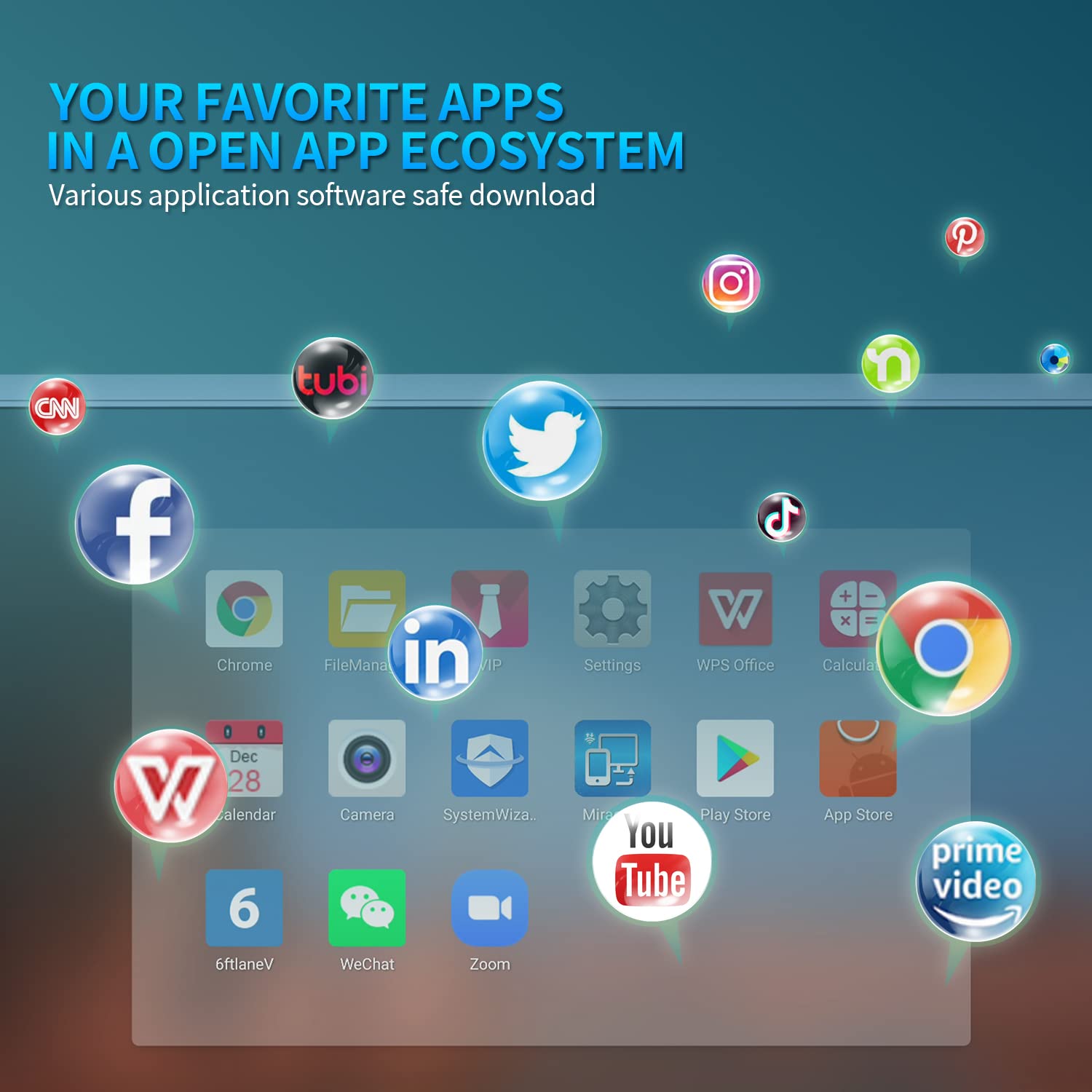 JYXOIHUB 55 Inch Interactive Whiteboard, Smart Board for Classroom & Conference, 4K HD Touch Screen, Android & Windows OS, White