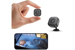 ZONGBI WiFi Mini Wireless Security Camera Portable Indoor Surveillance Camera Real-Time Monitoring with App SD Card Storage Home Security