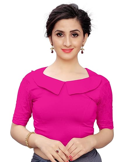 women's cotton lycra stretchable readymade blouse