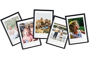2x3 Fridge Magnetic Frame,Mini Picture Frames Photo Frame Instant Film Small Picture Holder for Fujifilm Refrigerator, Black 