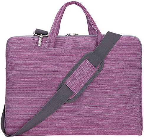 Laptop Case,SNOW WI- Multi-functional waterproof Laptop Shoulder Bag Briefcase Carry Case for MacBook Air ,MacBook Pro,Acer, Asus, Dell, Fujitsu, Lenovo, HP, Samsung, Sony (15.6 Inch, Flax pink)