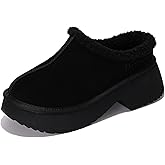 Project Cloud 100% Genuine Leather Platform Clogs for Women Footwear - Memory Foam and Non-Slip Mules Shoes, Comfortable Stylish Closed Toe Clogs for Women 2026 (Johnna)