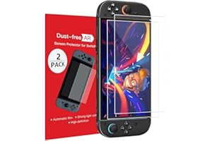 Phimoos Screen Protector for Nintendo Switch 2 [2025, 7.9″, 2 Pack]–Anti-Glare Soft Film with AR Coating, Blue Light Filter, Bubble-Free, Touch Sensitive & Ultra-Thin (0.17mm)