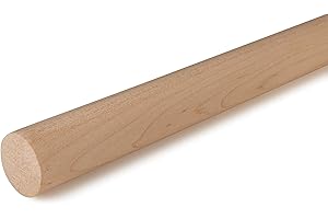 Cindoco Maple Dowel 1" Round, Single Piece