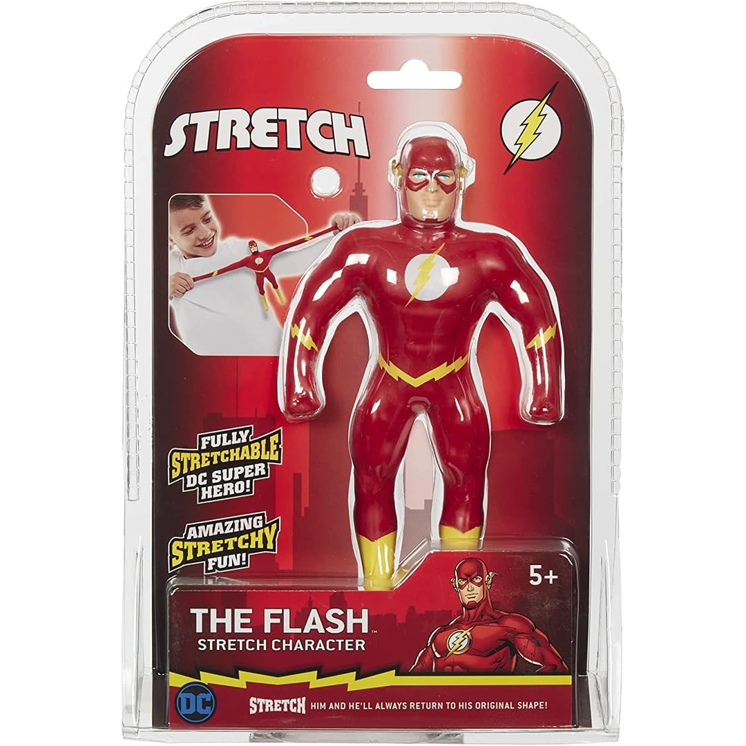 Stretch THE FLASH TOY. AMAZING FUN. DC SUPERHERO TOY. BOYS PRESENT. SUPERHERO TOYS.
