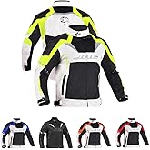 JAG Mesh Motorcycle Jacket-Biker Jacket-CE Armored Motorbike Jacket Men-High Visibility Breathable Riding Jacket
