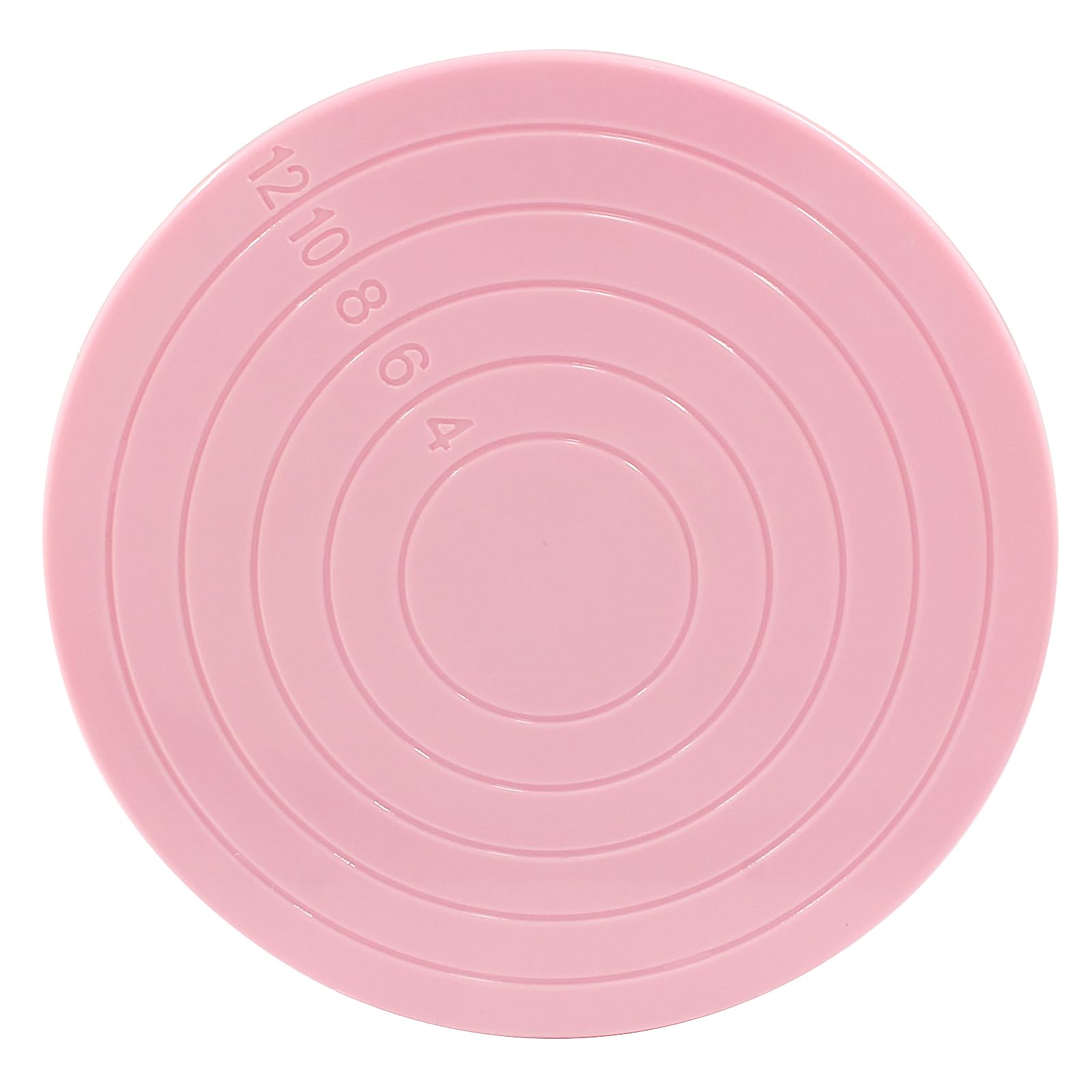 Photo 1 of Bonsicoky 1 Pcs Cake Decorating Turntable - 5.5 Inch Revolving Cake Stand - Cookie Decorating Swivel Stand for Kitchen Cake Baking - Pink