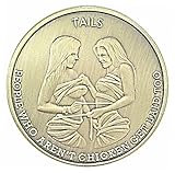 Man Humor Chicks Get Laid Heads & Tails Good Luck Challenge Coin - Gift for Men!