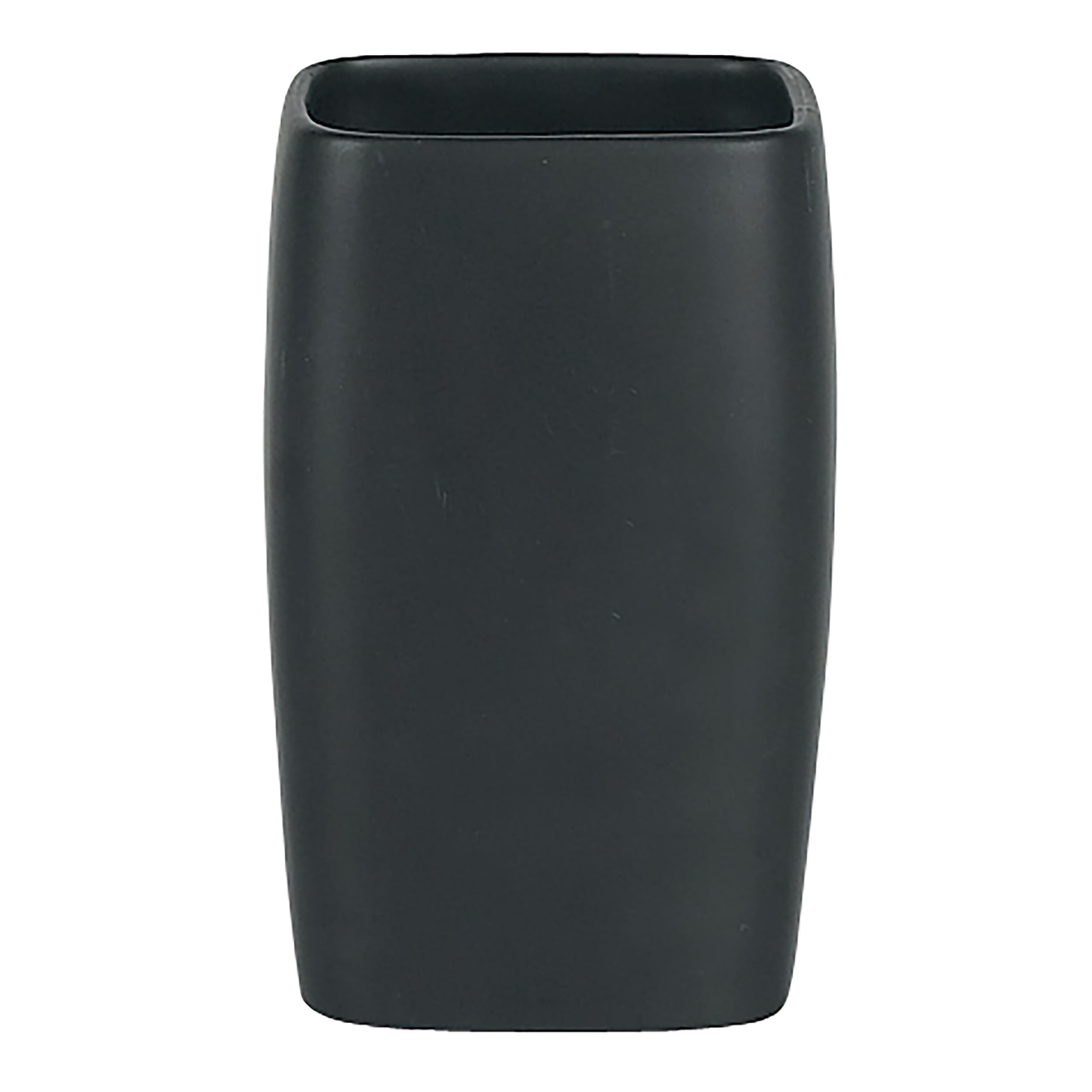 Spirella Retro Tumbler Stoneware Black 11 cm x 6.5 cm