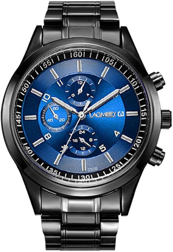 Amazon 腕時計 ステンレス防水 メンズ腕時計 ステンレス腕時計 防水ウォッチ 多機能 防水クォーツ時計 メタル男性腕時計 白 ブラック ブルー メンズ腕時計 腕時計 通販