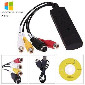 Rts Usb 2 0 Audio Video Capture Card Device Adapter Vhs Amazon In Electronics