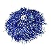 MXXGMYJ Blue Plastic Cheerleader Pom Poms Cheerleading Sports Party Accessories Dance Ball Party Sports Pompoms Cheer Pom Poms