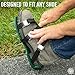 Punchau Pre-Assembled Lawn Aerator Shoes with Metal Buckles and 3 Straps - Heavy Duty Spiked Sandals for Aerating Your Lawn or Yard