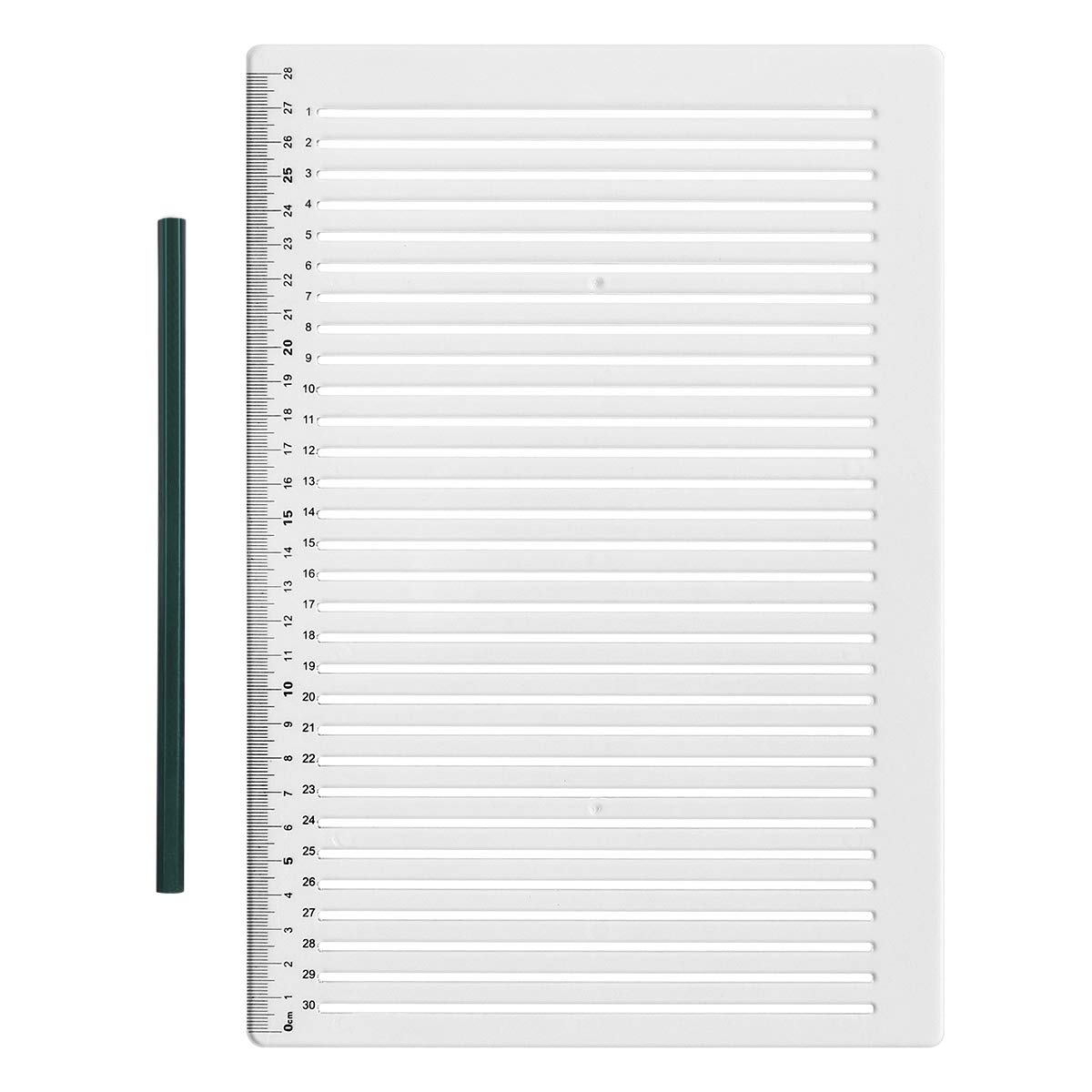 Transparent Soft Straight Ruler A4 Size Students Drawing Tool Plastic Geometric Ruler Education Measuring Tool Geometry Line Template Stencil for Architects Draftsman Engineers