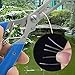 FREEHAWK® Multi Function Stainless Steel Fishing Pliers Curved Nose Scissors Braid Cutters Hook Removers Fishing Line Cutters with 2 Small Blades in Blue with Nylon Sheath