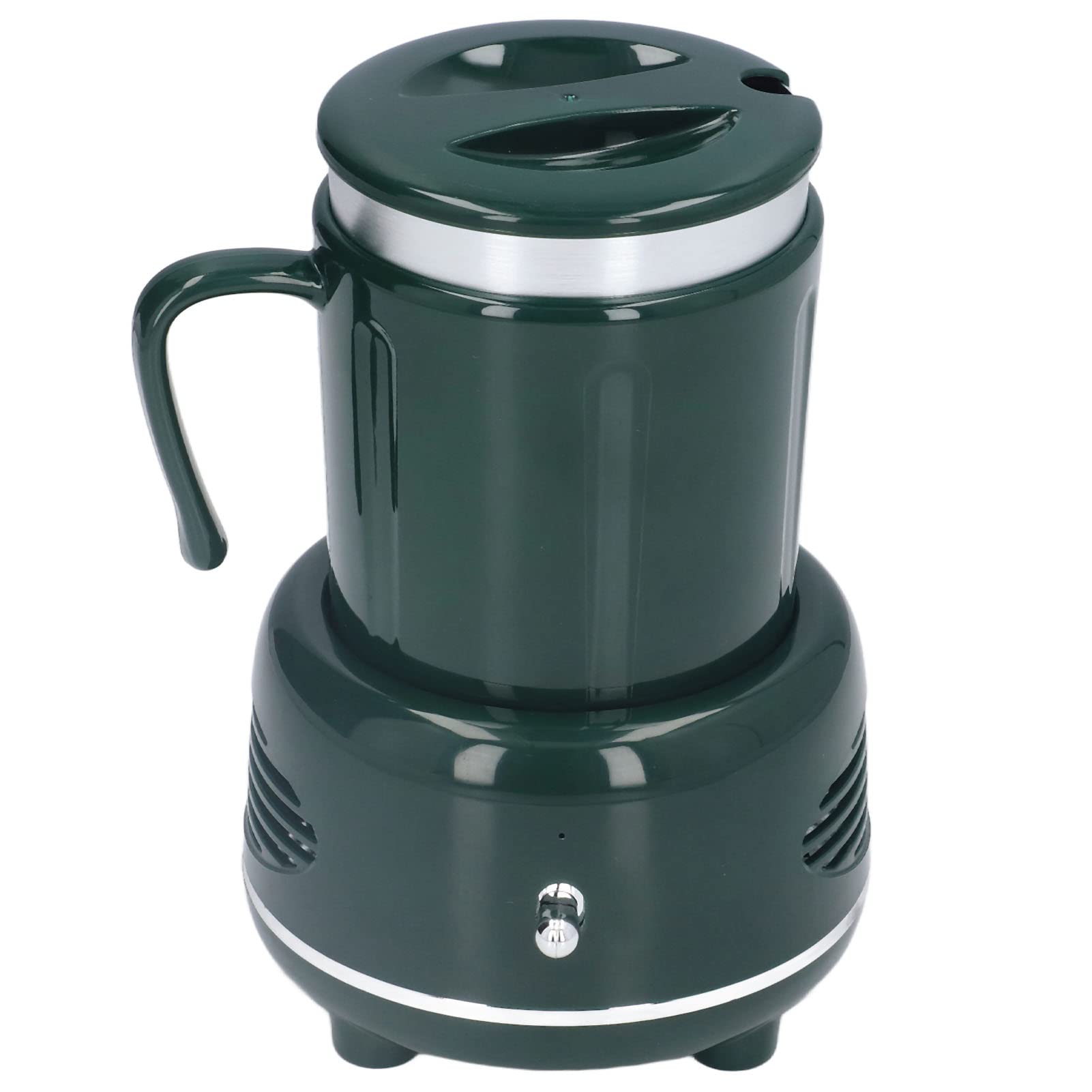 Coffee Mug Warmer, Aluminium 5V 12W 2 in 1 Beverage Warmer and Drink Cooler Portable Mini Low Voltage Operation Easy Operation Cup Cooler Heater Chilling Coasters Coffee Warmer for Office Desk(Green)
