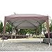 Outsunny 10’ x 20’ Outdoor Gazebo Pop Up Canopy Party Tent with UV Sun-Resistant 2-Tier Roof & Portable Carry Bag Coffee