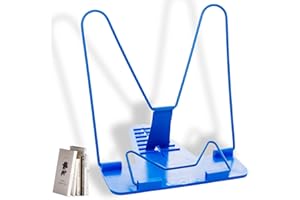 1-Piece Book Stand, Multi-Functional Adjustable Folding Reading Holder for Kitchen Office