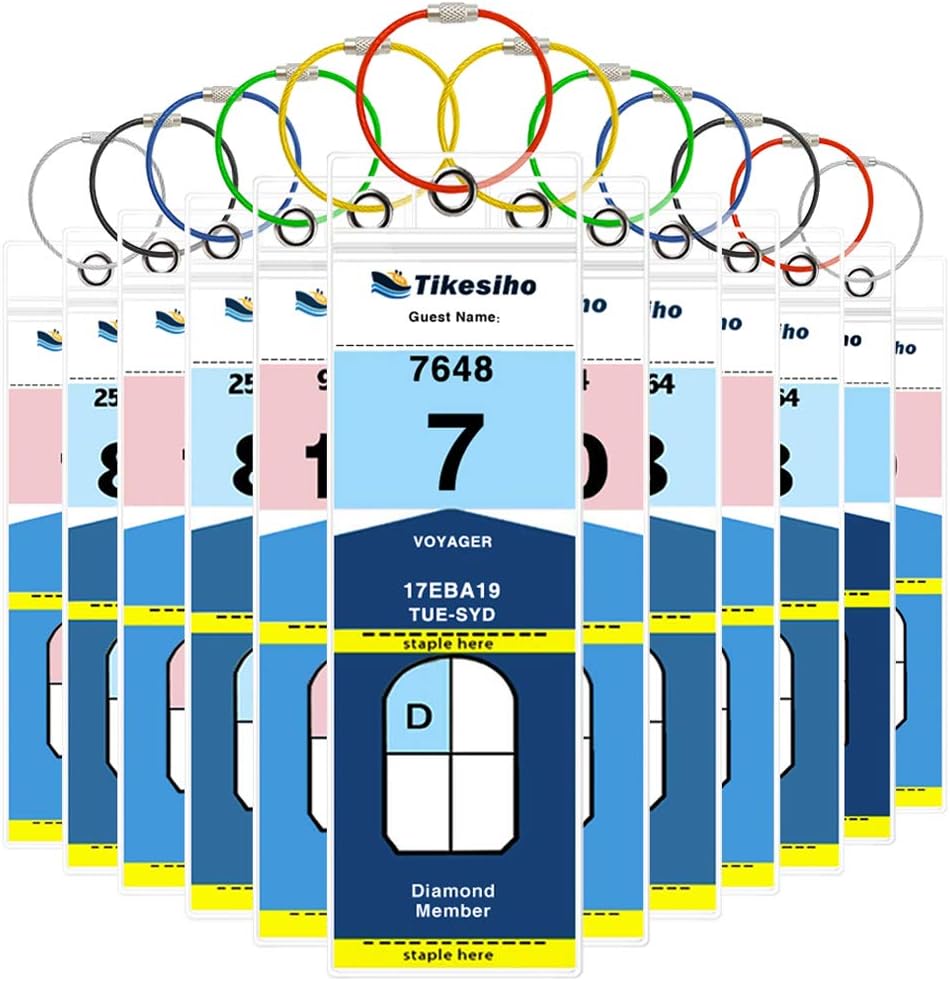 Cruise Luggage Tags, Cruise Essentials Holders for Royal Caribbean