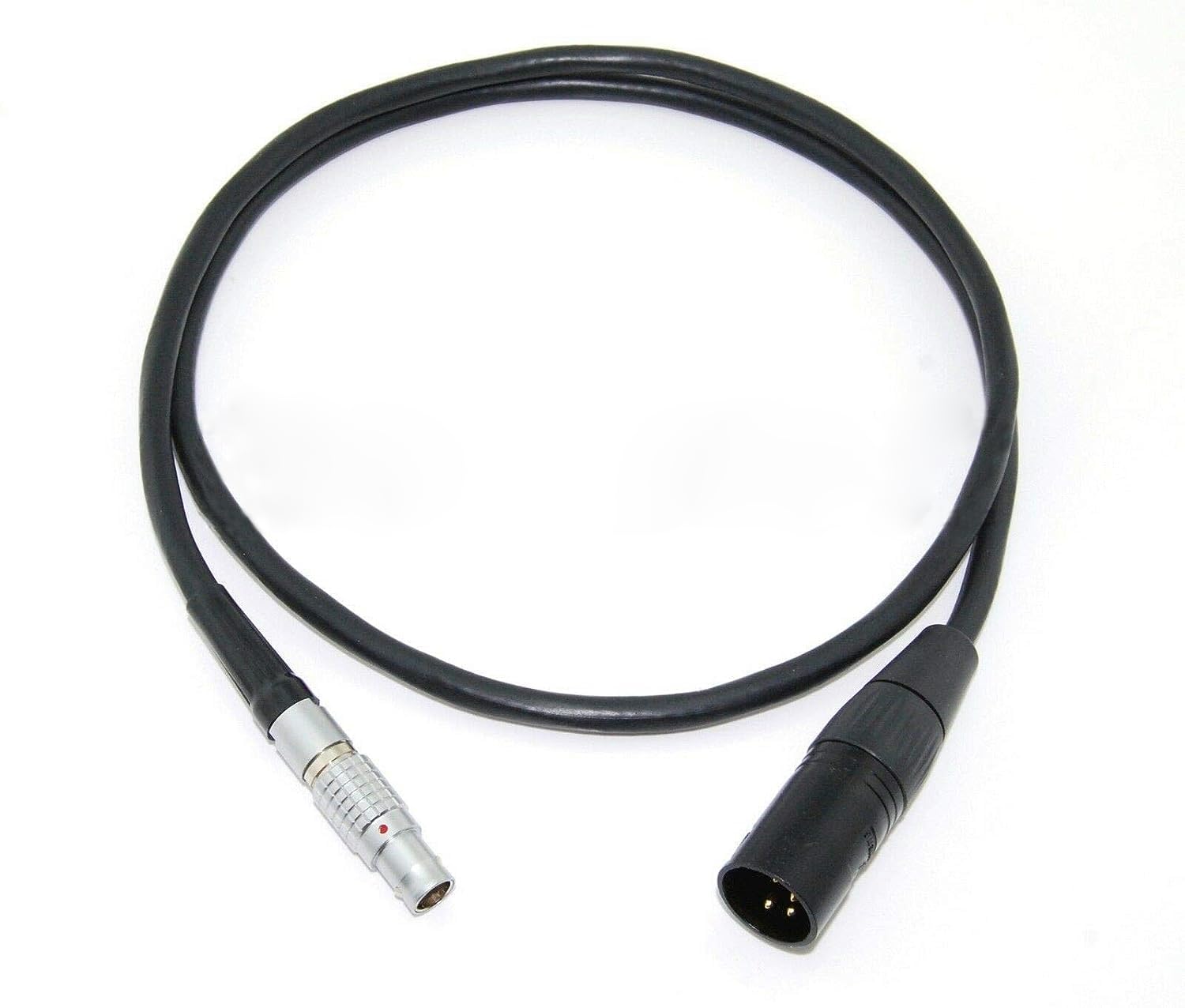 SZRMCC 4 Pin XLR Male to 1B 6 Pin Female Power Cable for Red Epic and Scarlet Cameras