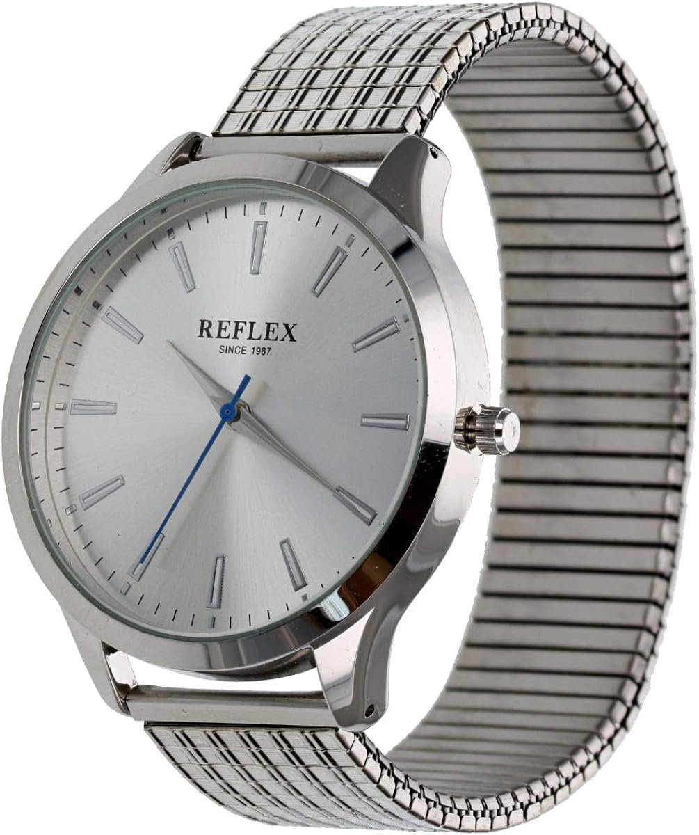 Reflex Reloj Análogo clásico para Hombre de Cuarzo con Correa en Acero Inoxidable REFX0001