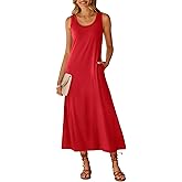 ANRABESS Womens Maxi Dresses 2026 Summer Casual Scoop Neck Sleeveless Long Tank Dress Beach Sundress Travel Vacation Clothes