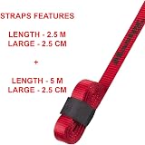 Master Lock Carry Straps 2.5m 5.5m Red Zamac Buckles 2 Person view 4