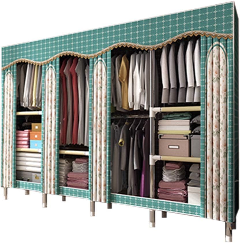 DPPAN Lattice Clothes Closet Portable Wardrobe Closet Organizer Pliable, Extra Wide