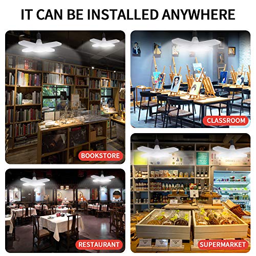 6 6000Lumens+Adjustable+Trilights+Workshop+Warehouse