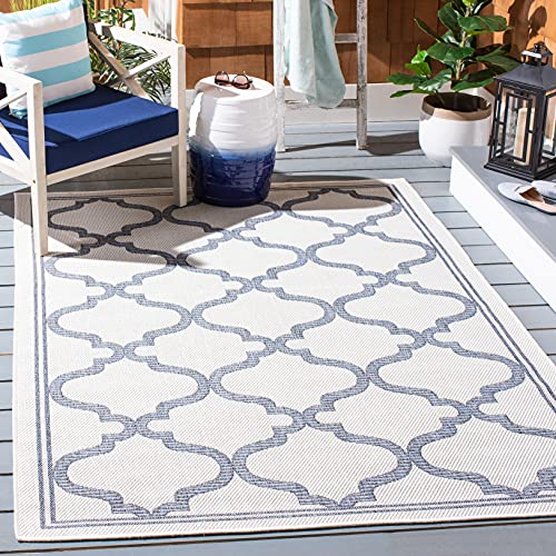 Martha Stewart x SAFAVIEH Outdoor Area Rug Collection - 5'5" x 7'7", Silver & G…