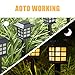 KODOO 8Pack Solar Pathway Lights Outdoor, Outdoor Garden Lights, Solar Pathway Lights, Outdoor Landscape Lighting for Lawn/Patio/Yard/Walkway/Driveway