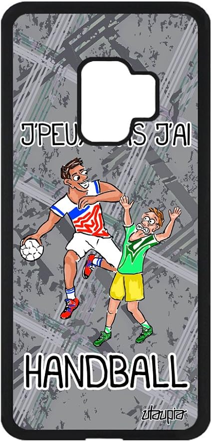 Utaupia Coque Silicone S9 J Peux Pas J Ai Handball Humour Telephone Gris Samsung Galaxy S9 Amazon Fr High Tech