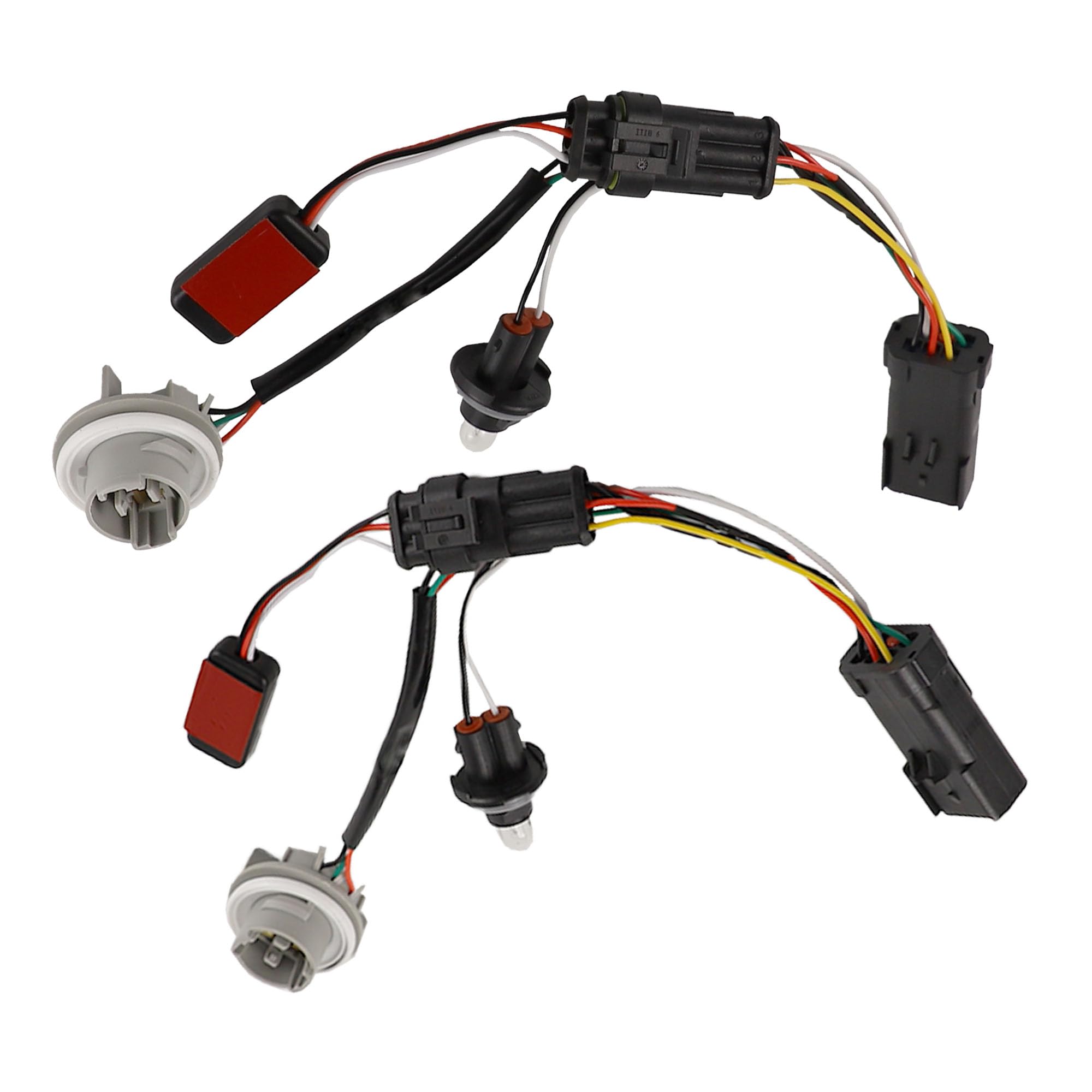 Photo 1 of YzusGomumu Tail Light Converter Conversion Harness Pair Compatible with 2013-2018 Dodge Ram 1500/2500/3500 - Stock to Aftermarket LED Adapter Replaces 640011