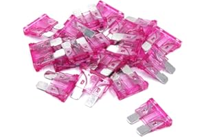 FYMUSING (55 pcs) 3 Amp Standard Blade Fuse, 3A Automotive Fuse for Car Truck