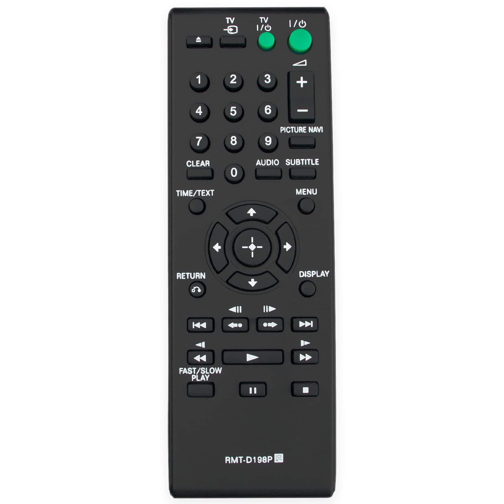 RMT-D198P VINABTY Replacement Remote Control Fit for Sony DVD-Player DVP-SR370 DVP-SR170