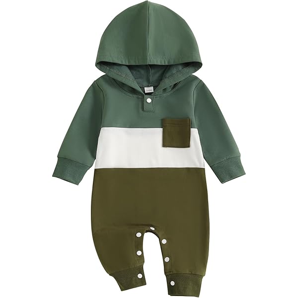 Nike Long Ynibbim Newborn Boys Girls Zipper One Piece Romper Baby