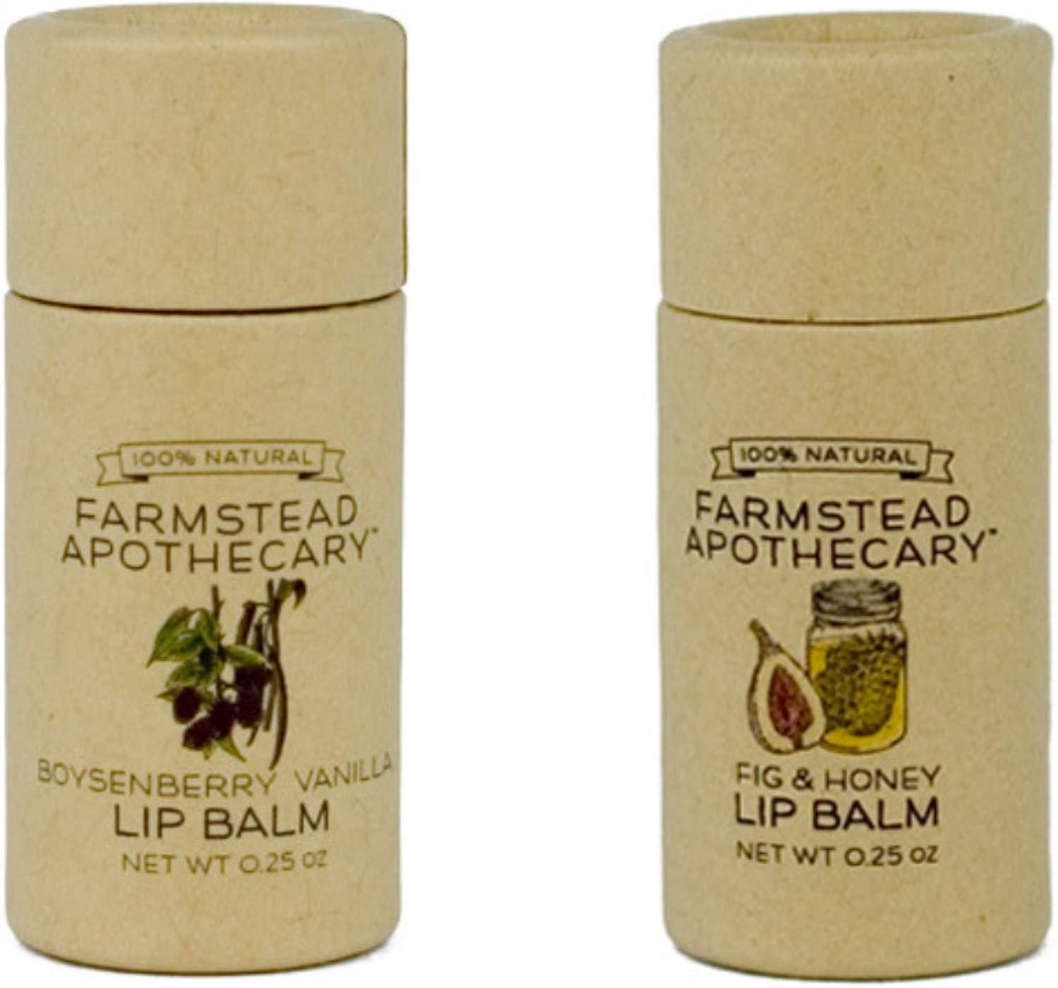 Farmstead Apothecary 100 Natural Lip Balm (Boysenberry