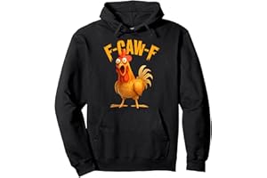 AETYOAJKLUoi Funny F-Caw-F Chicken FCAWF Chicken Pullover Hoodie